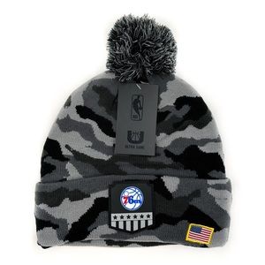 Philadelphia 76ers Sixers Knit Winter Hat Beanie Mens Womens NBA Basketball Camo